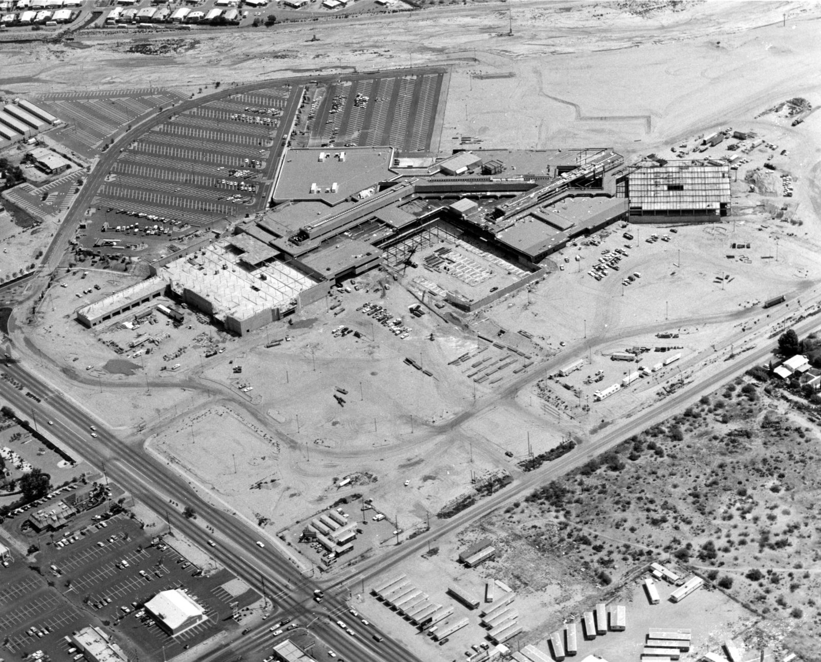 Historic archive aerial photos of Tucson